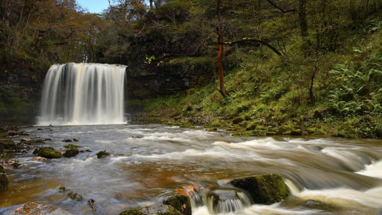 Sgwd yr Eira waterfall, Brecon