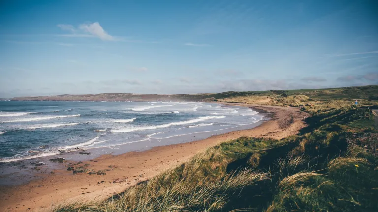 A beautiful beach.