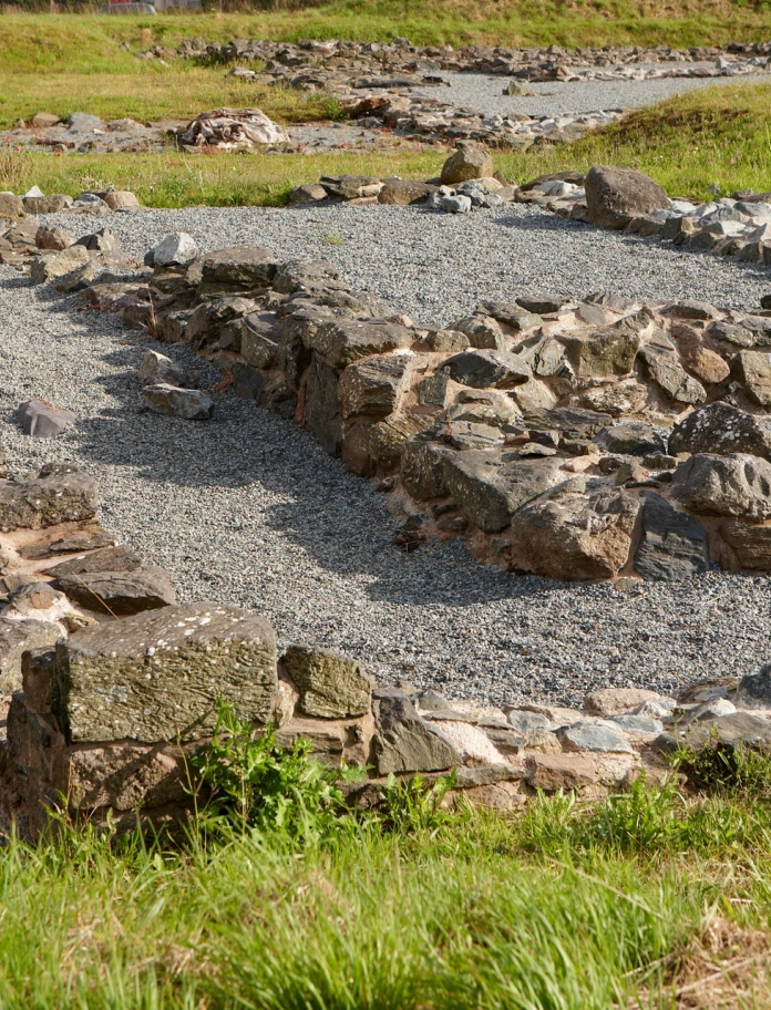 Ruins of Llys Rhosyr.