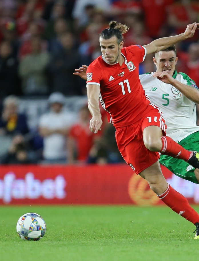 Gareth Bale in action Wales versus the Republic of Ireland