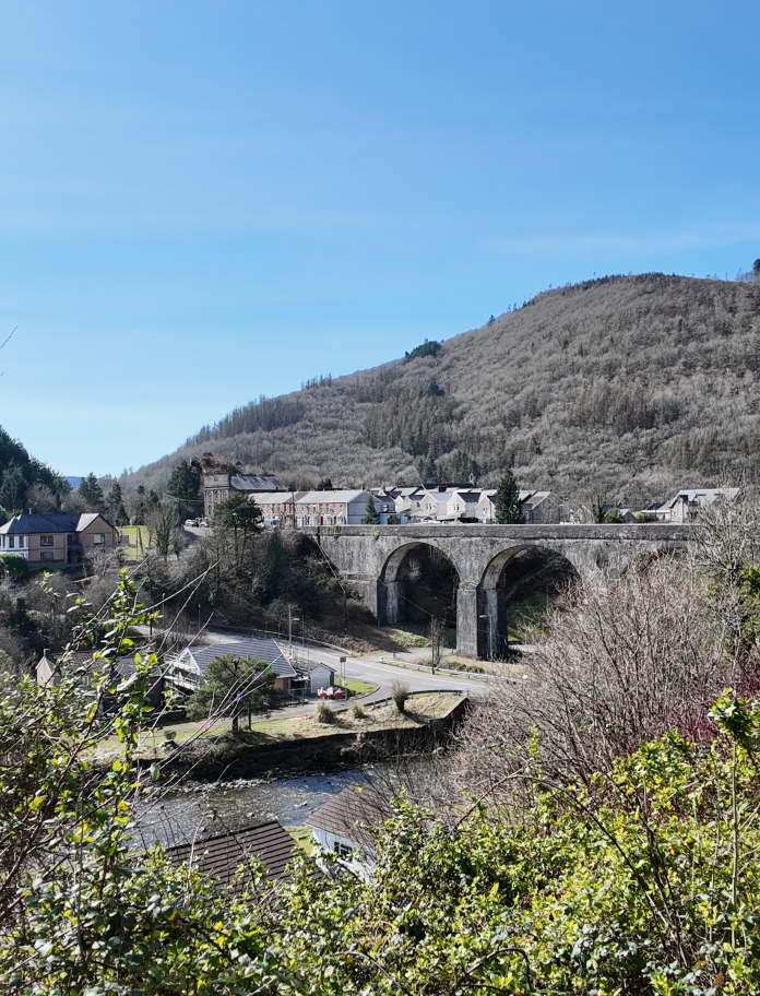 A view of Pontrhydyfen from above