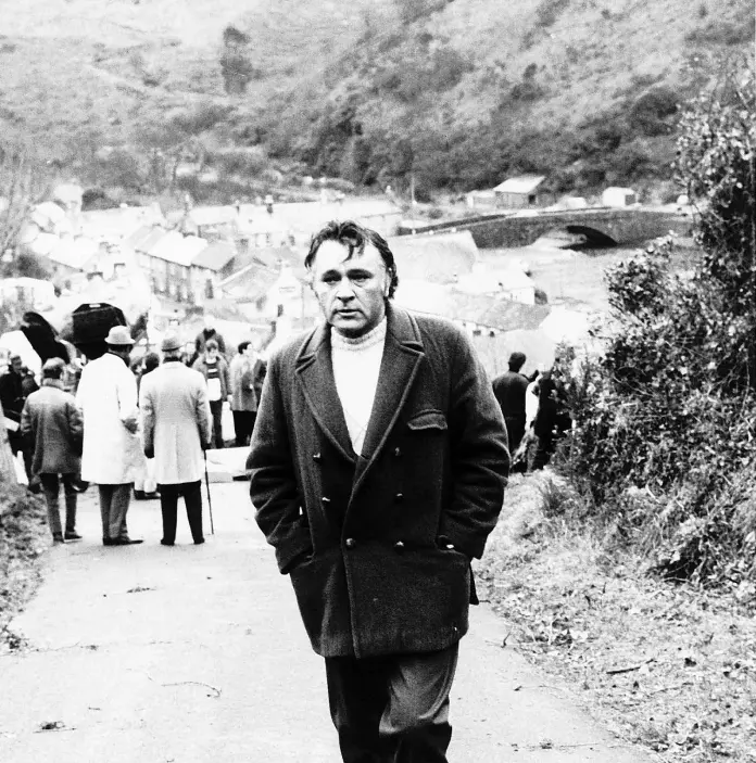 Richard Burton on set of Under Milk Wood (1971)