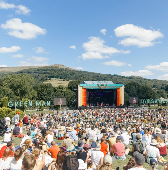 Crowd in festival