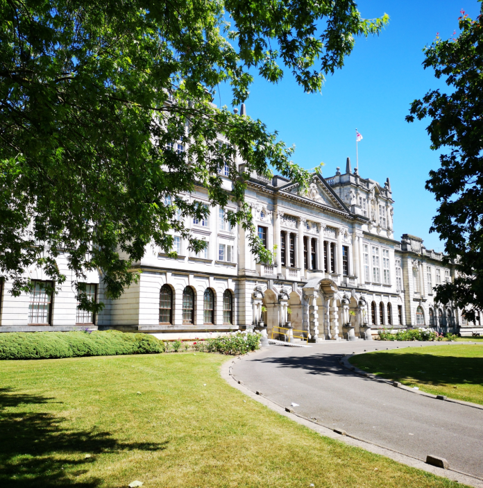 external view of university campus