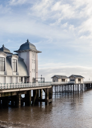 Penarth Pier, Vale of Glamorgan, pays de Galles du Sud