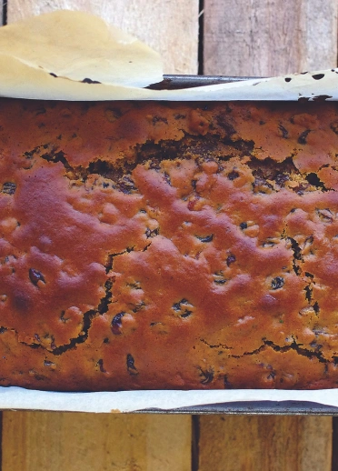 Bara brith dans une boîte de conserve.