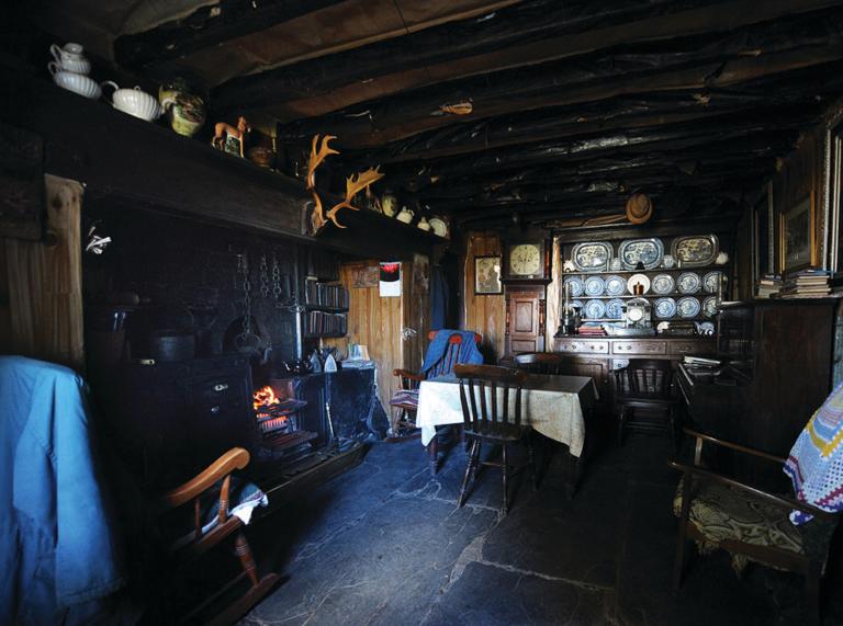 interior view of cottage