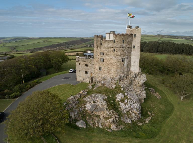 Exterior view of Roch Castle, Pembrokeshire.