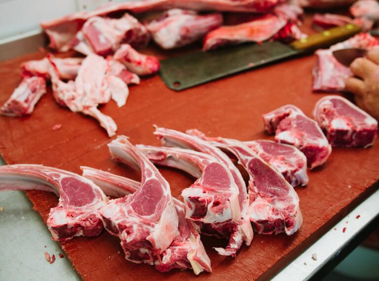 Lamb chops.