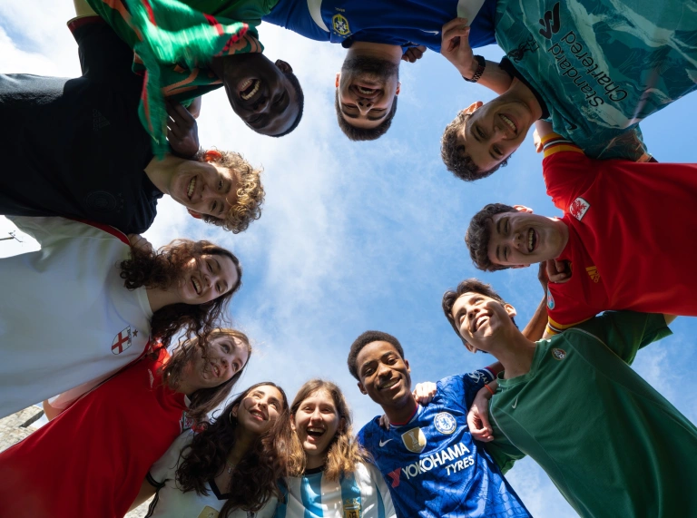 Un groupe d'étudiants internationaux