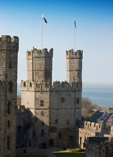 Castell Caernarfon Tŵr yr eryr