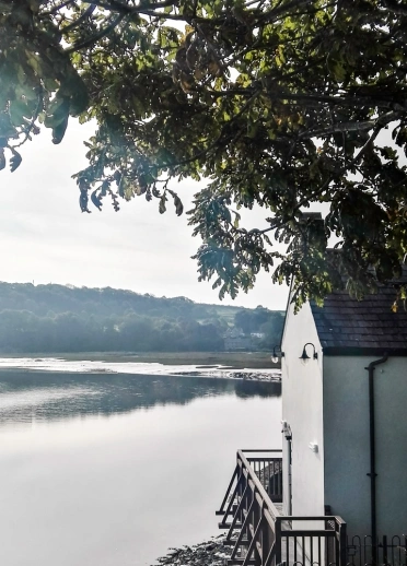 Dylan Thomas Boathouse, Laugharne, Carmarthenshire.