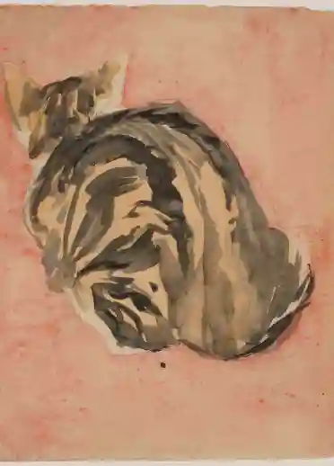 A Seated Tortoiseshell Cat by Gwen John.