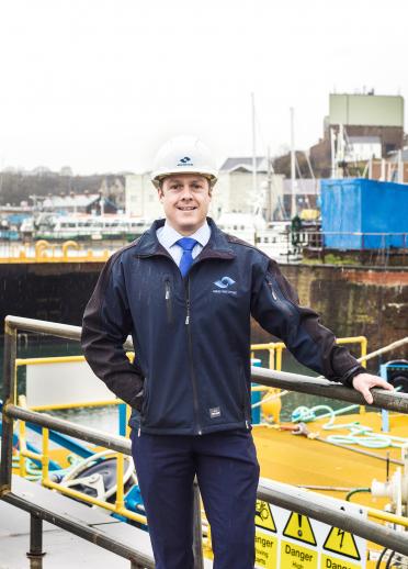 Dr Gareth Stockman CEO of Marine Power Systems