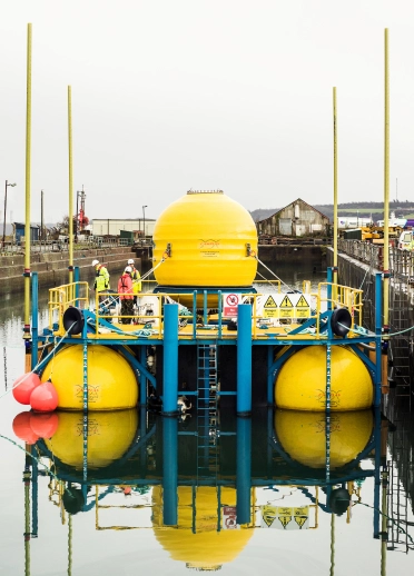 Marine Power Systems Wavesub Dispositif qui exploite l'énergie marémotrice, Energie marine