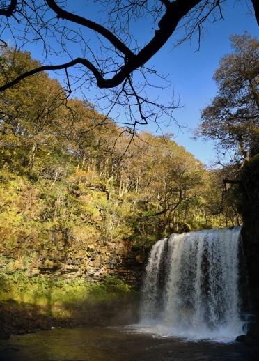 Sgwd yr Eira Wasserfall, Brecon Beacons