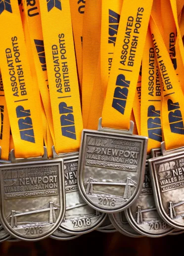 Newport Marathon Medals