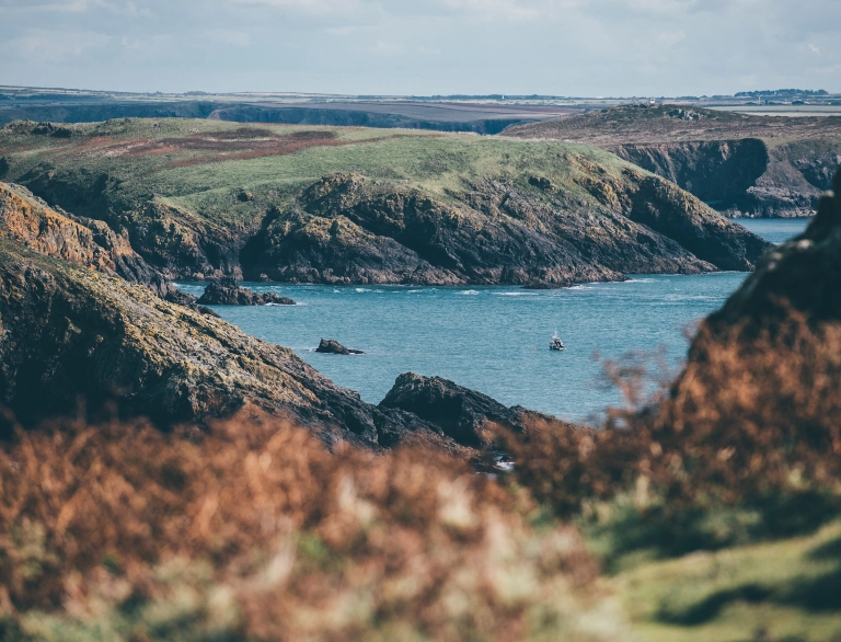View from Skomer Island