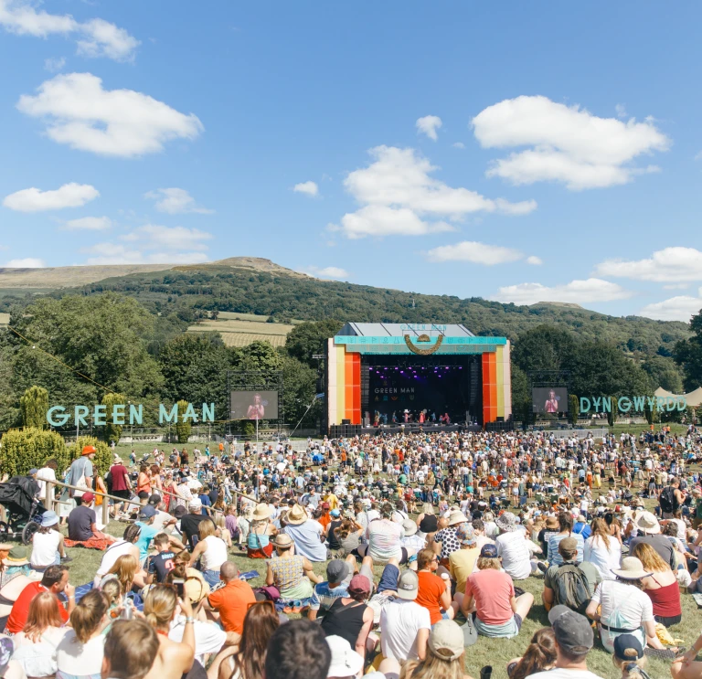 Crowd in festival