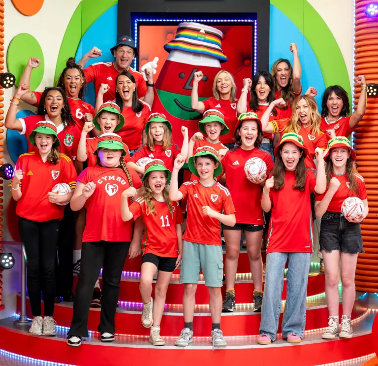 A group of people celebrating Euro 2025