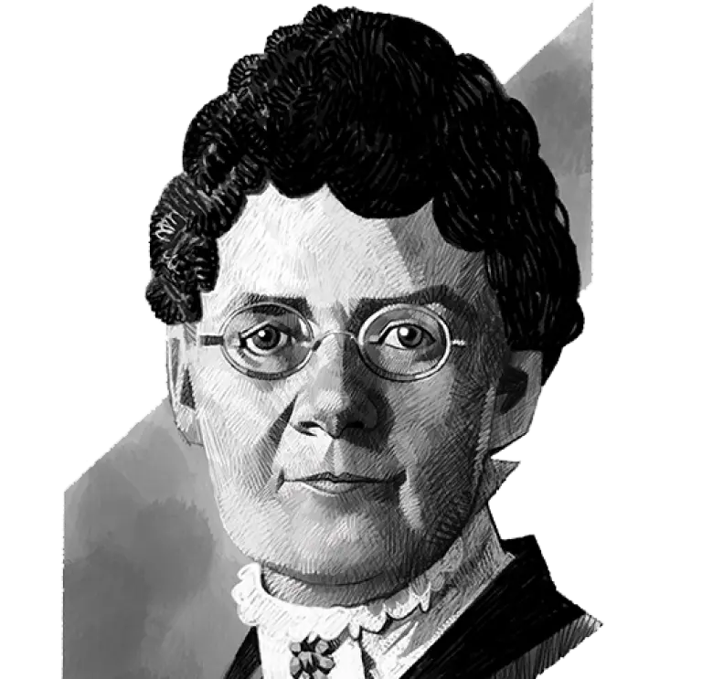 Illustrated picture of Martha Hughes Cannon