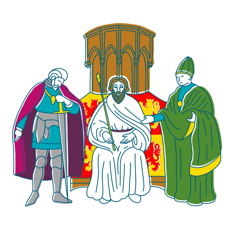 An illustration of Owain Glyndwr