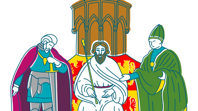 An illustration of Owain Glyndwr