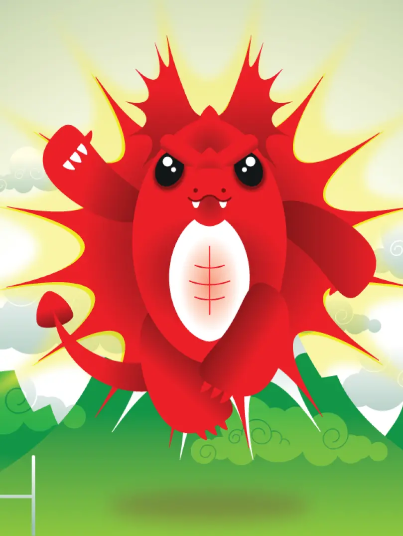 Cartoon Dragon Ena Mai