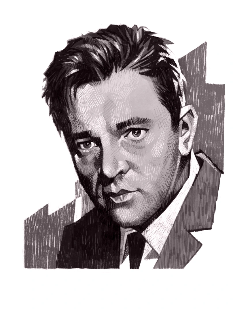 リチャード・バートンのイラスト