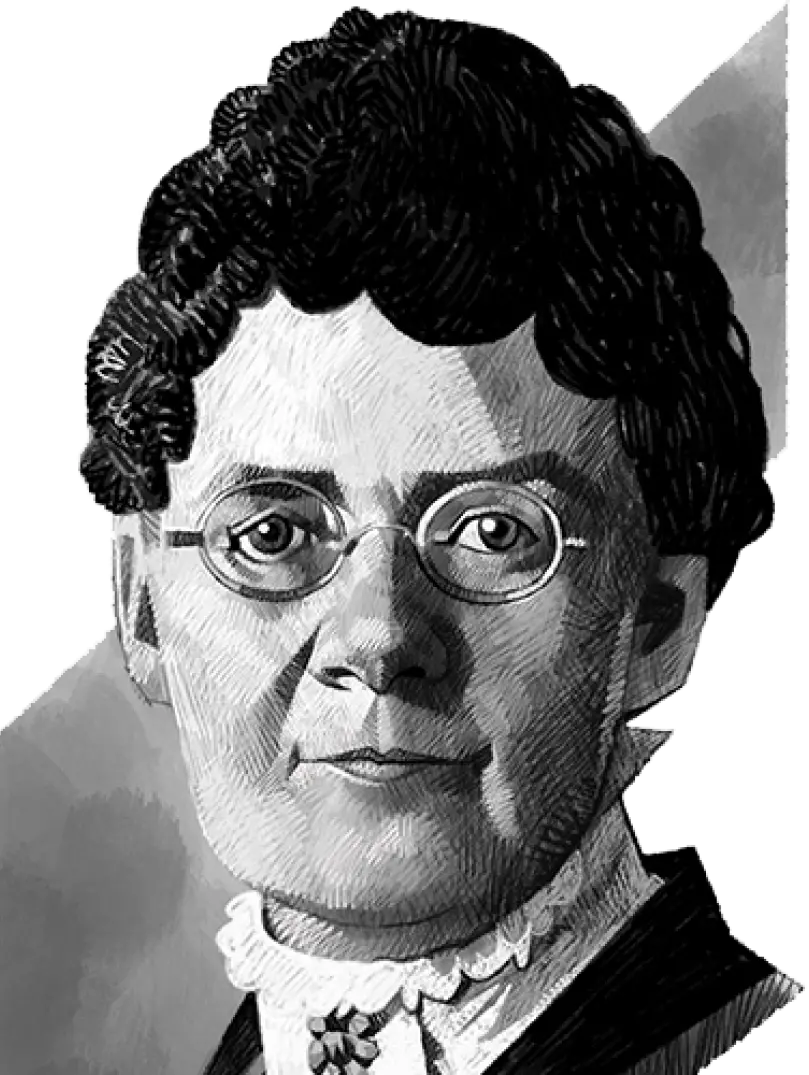 Illustrated picture of Martha Hughes Cannon