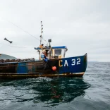 Fischerboot in der Cardigan Bay