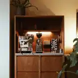 A coffee machine at Coaltown Coffee