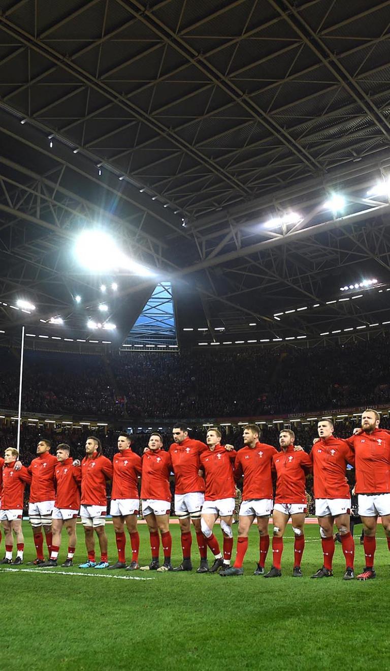 Wales v South Africa, Wales rugby line up
